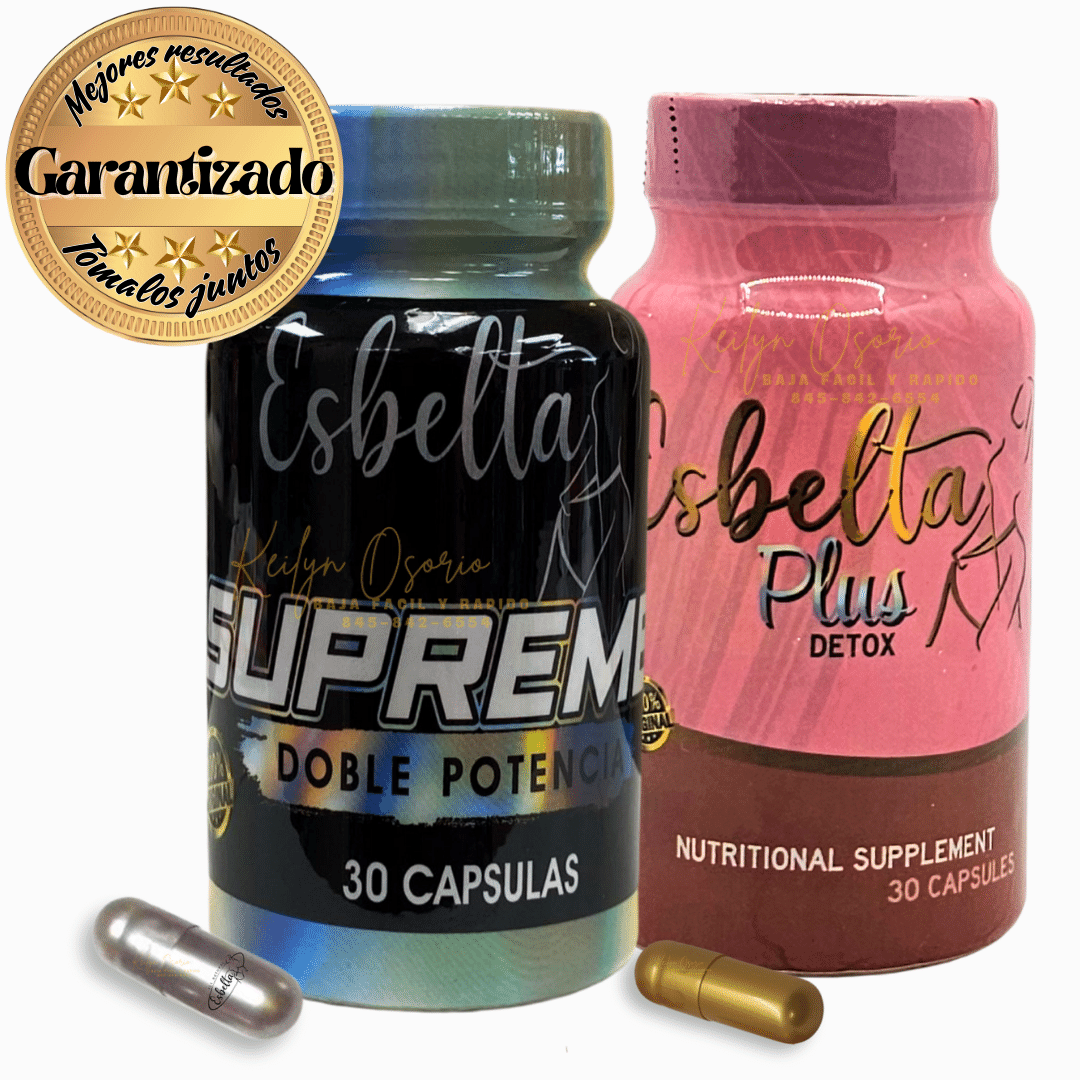 ESBELTA SUPREME DOBLE POTENCIA Y ESBELTA PLUS DETOX