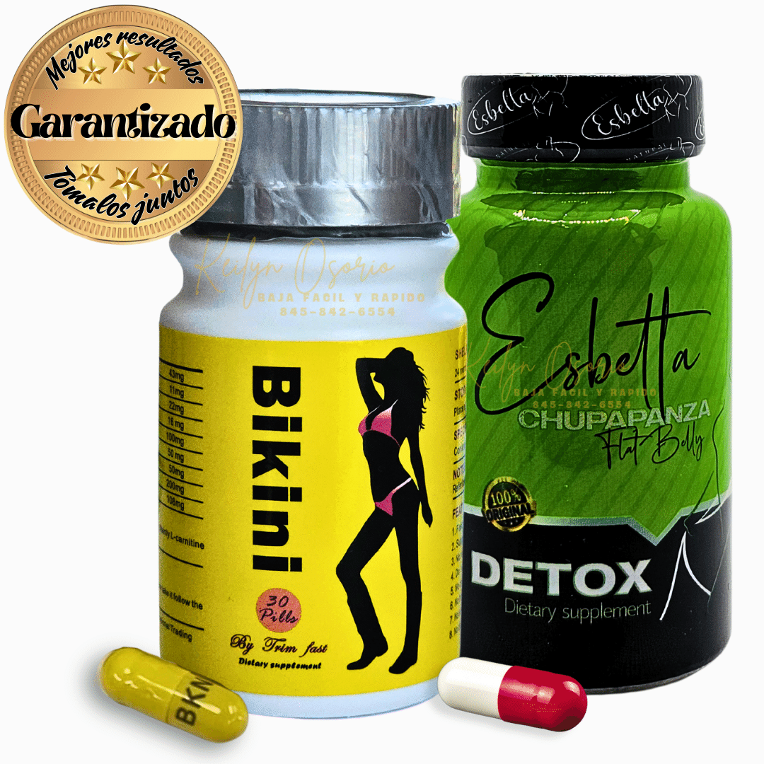 !Super especial! paquete de reducción BIKINI y Esbelta Detox