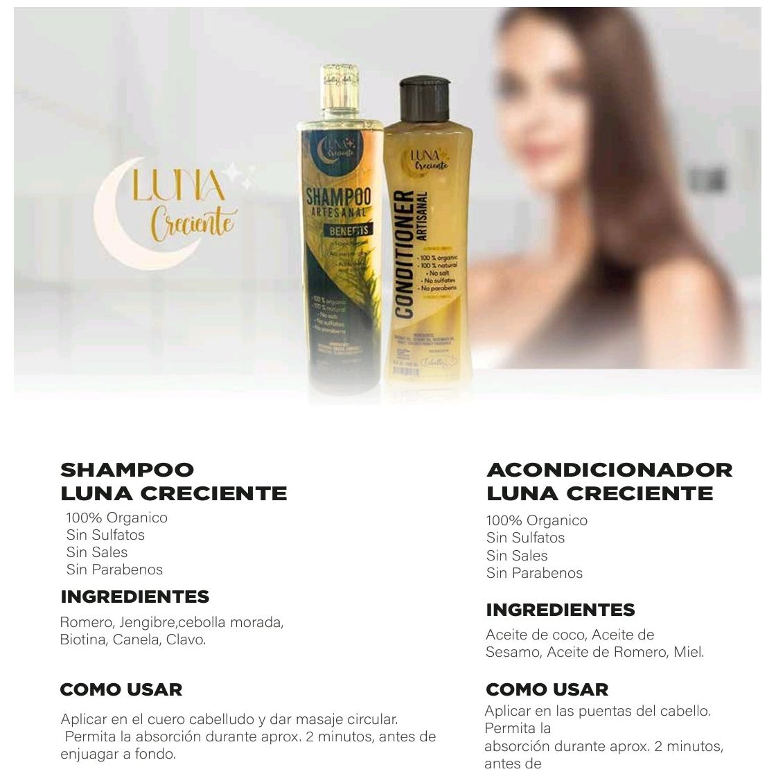 Set Para la caida del cabello Organico ARTESANAL