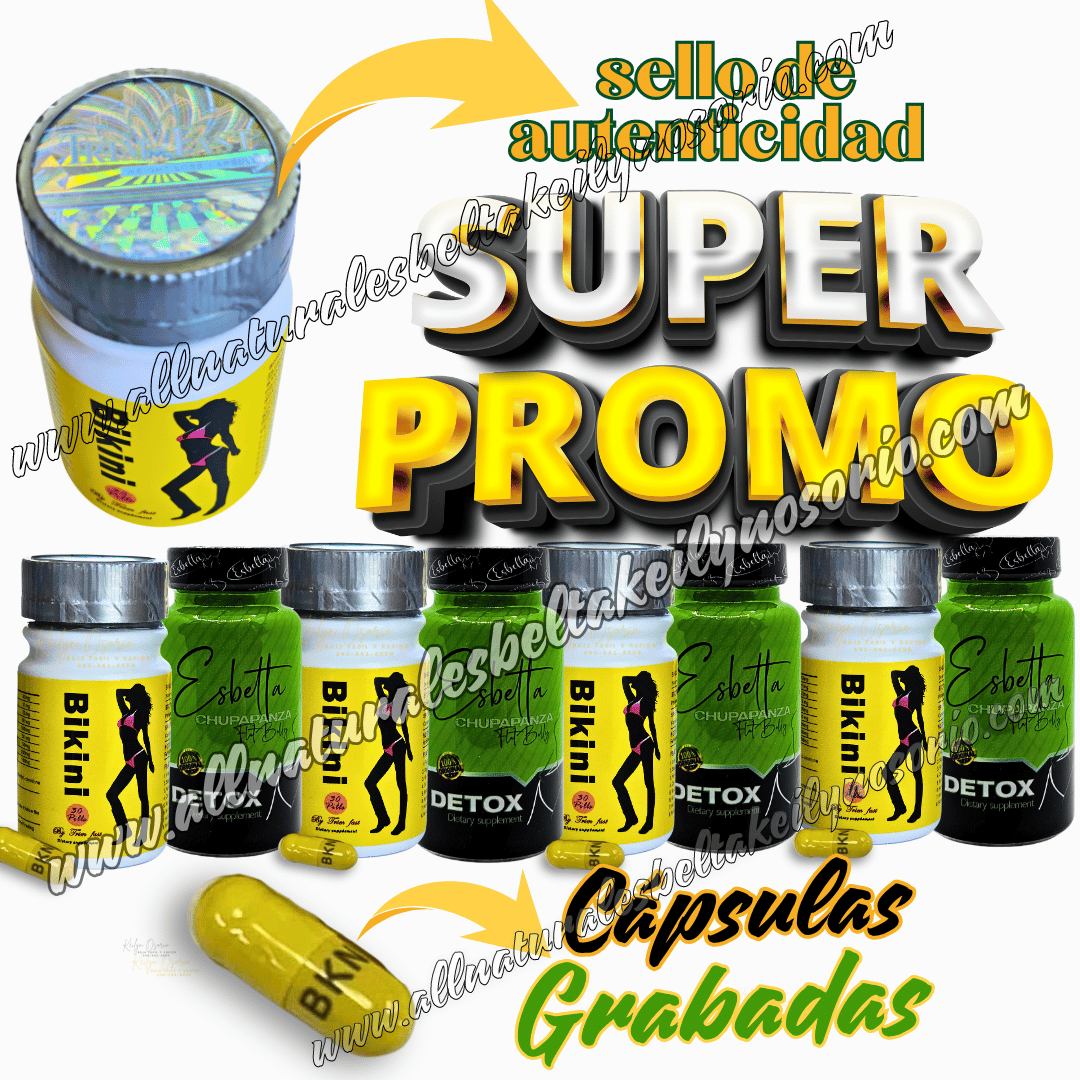 !Super especial! paquete de reducción BIKINI y Esbelta Detox