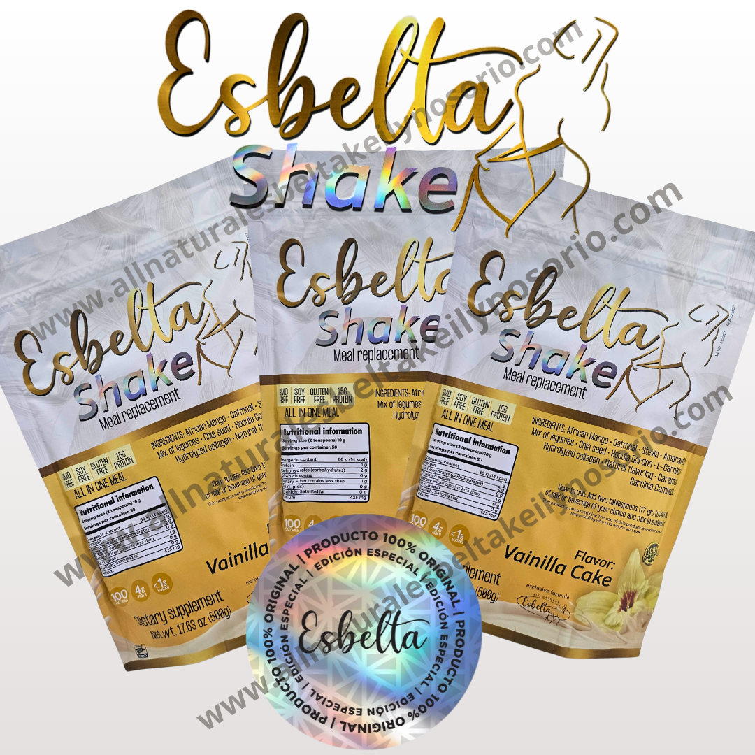 Esbelta shake de vainilla 3 pack